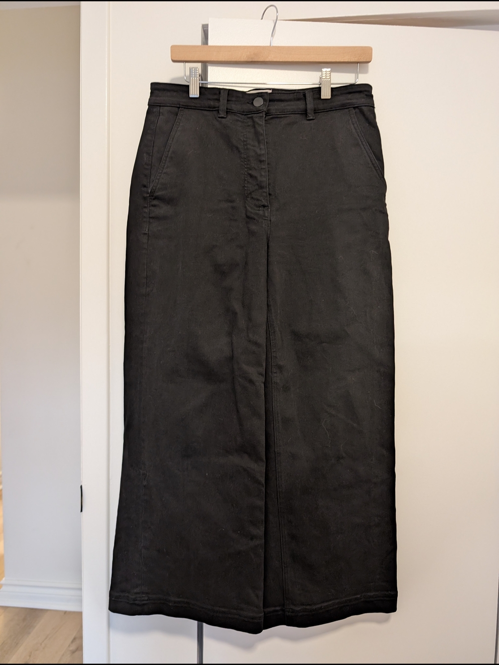 Everlane Black Wide Leg Trousers